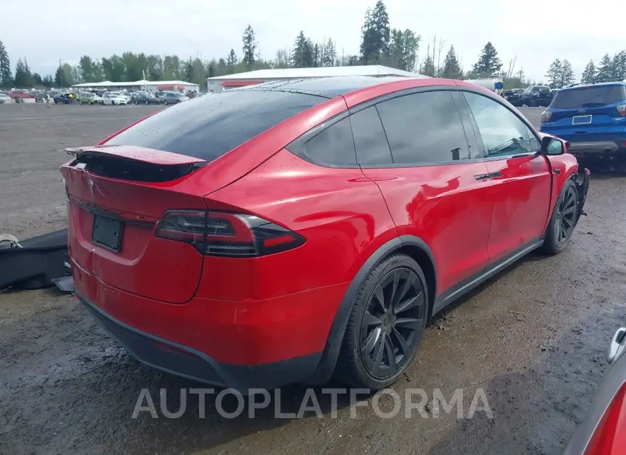 TESLA MODEL X 2022 vin 7SAXCAE53NF344367 from auto auction Iaai