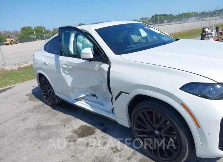 BMW X6 2024 vin 5UX33EX06R9U74291 from auto auction Iaai