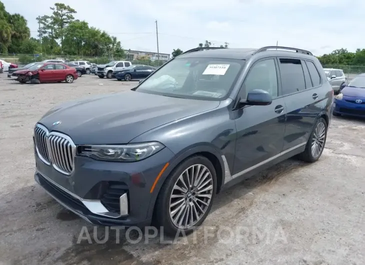 BMW X7 2022 vin 5UXCW2C04N9L17073 from auto auction Iaai