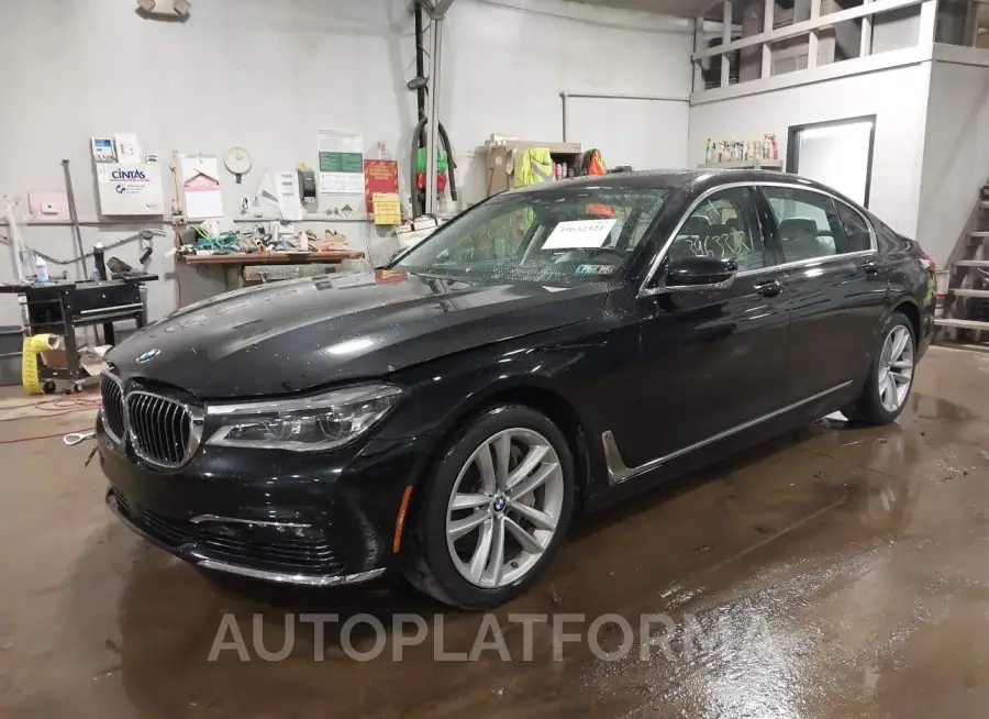 BMW 750I 2018 vin WBA7F2C56JG424529 from auto auction Iaai