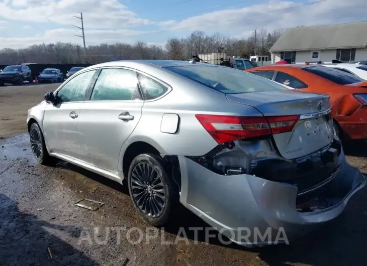 TOYOTA AVALON 2016 vin 4T1BK1EB4GU203278 from auto auction Iaai