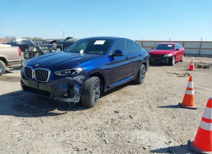 BMW X4 2024 vin 5UX33DT07R9U33670 from auto auction Iaai