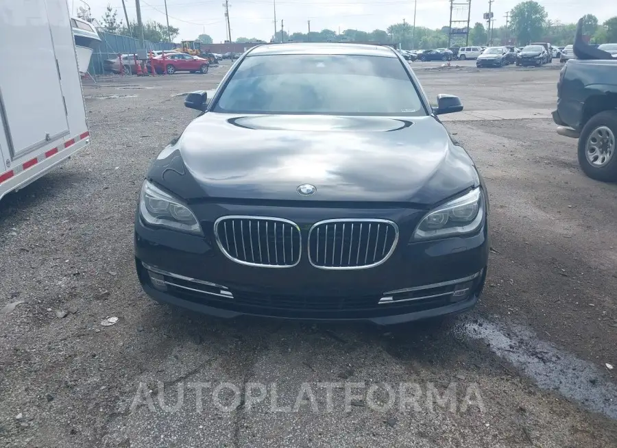 BMW 750I 2015 vin WBAYB6C53FD966025 from auto auction Iaai