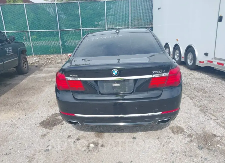 BMW 750I 2015 vin WBAYB6C53FD966025 from auto auction Iaai