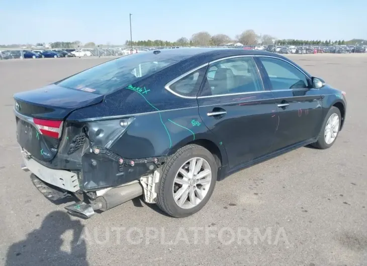 TOYOTA AVALON 2015 vin 4T1BK1EB1FU165748 from auto auction Iaai