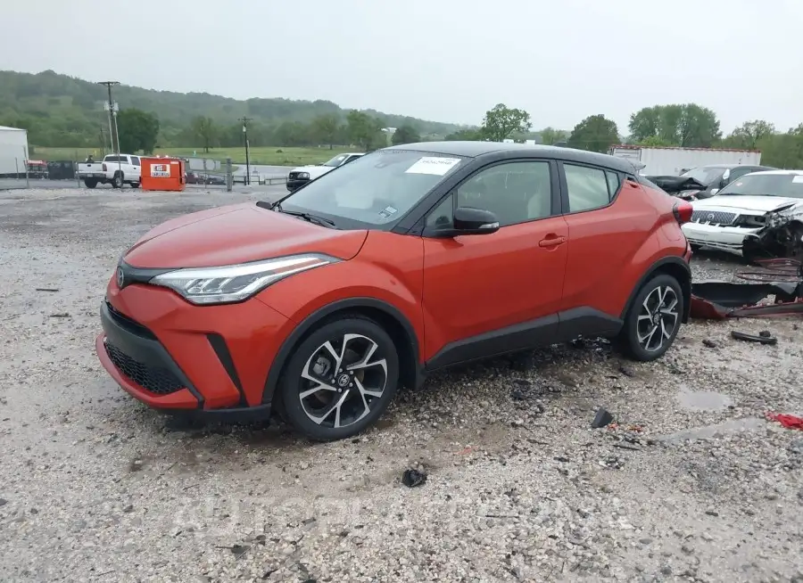 TOYOTA C-HR 2020 vin JTNKHMBX4L1091979 from auto auction Iaai