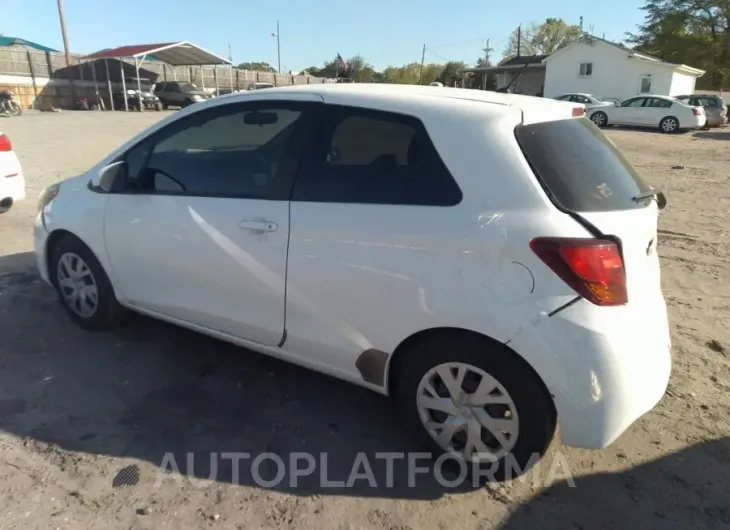 TOYOTA YARIS 2016 vin VNKJTUD39GA062872 from auto auction Iaai