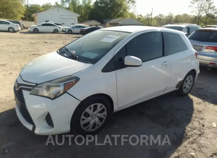 TOYOTA YARIS 2016 vin VNKJTUD39GA062872 from auto auction Iaai