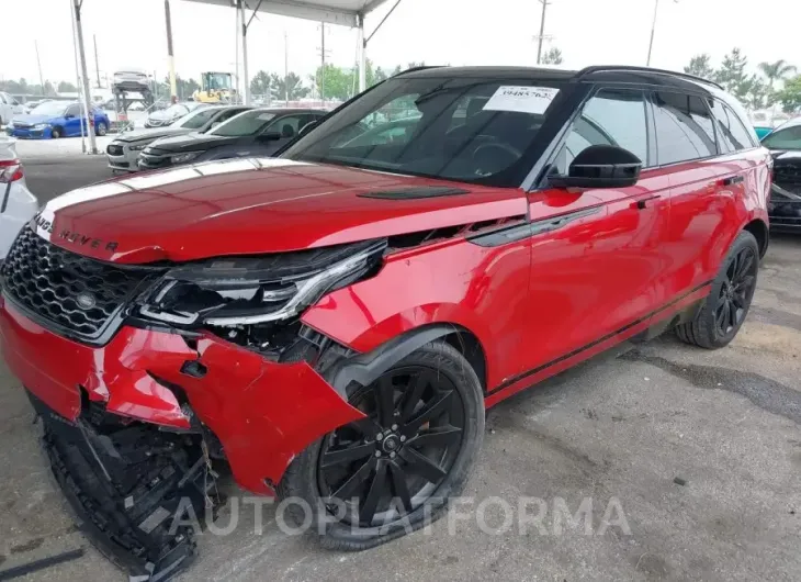 LAND ROVER RANGE ROVER VELAR 2018 vin SALYL2RX6JA750996 from auto auction Iaai