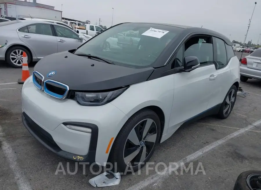 BMW I3 2018 vin WBY7Z4C53JVD95543 from auto auction Iaai