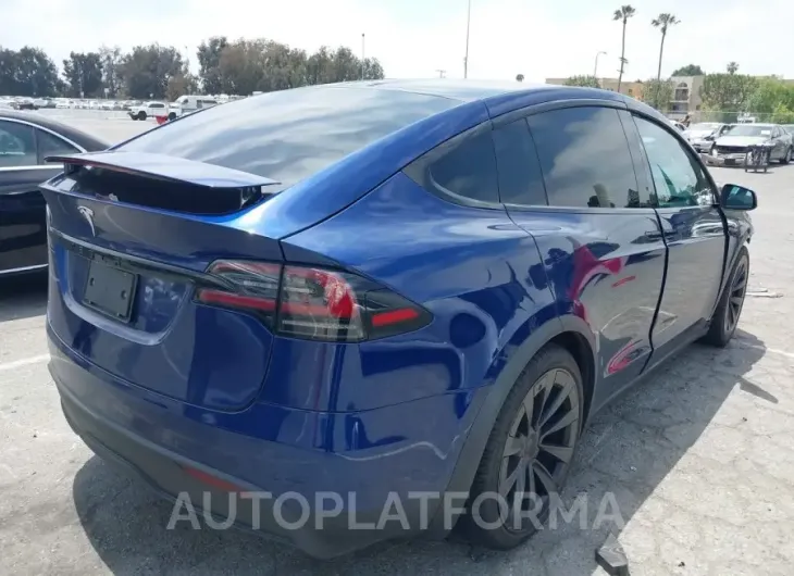 TESLA MODEL X 2022 vin 7SAXCDE55NF337566 from auto auction Iaai