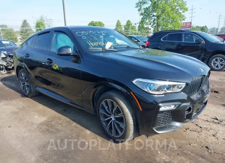 BMW X6 2021 vin 5UXCY8C04M9E09122 from auto auction Iaai