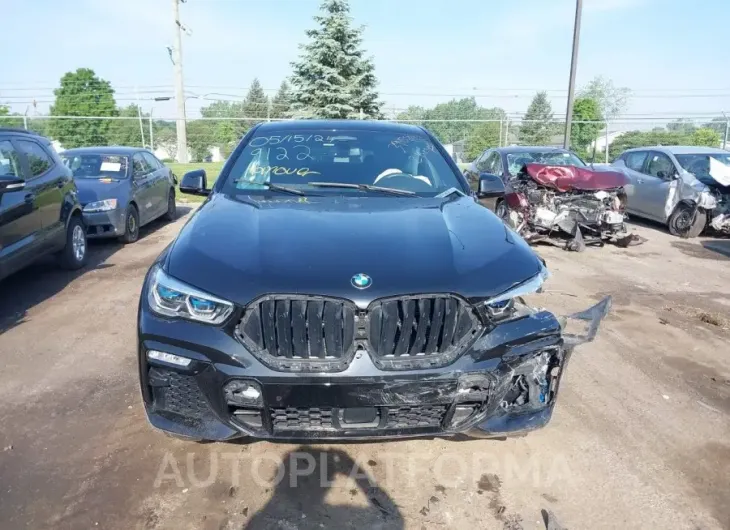 BMW X6 2021 vin 5UXCY8C04M9E09122 from auto auction Iaai