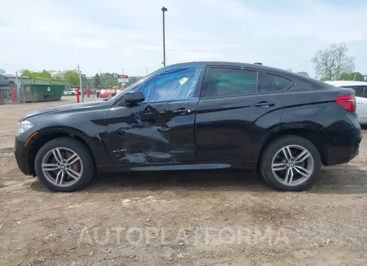 BMW X6 2017 vin 5UXKU6C30H0W38619 from auto auction Iaai