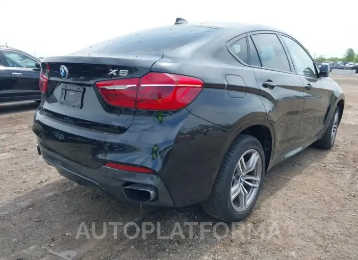 BMW X6 2017 vin 5UXKU6C30H0W38619 from auto auction Iaai