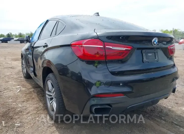 BMW X6 2017 vin 5UXKU6C30H0W38619 from auto auction Iaai