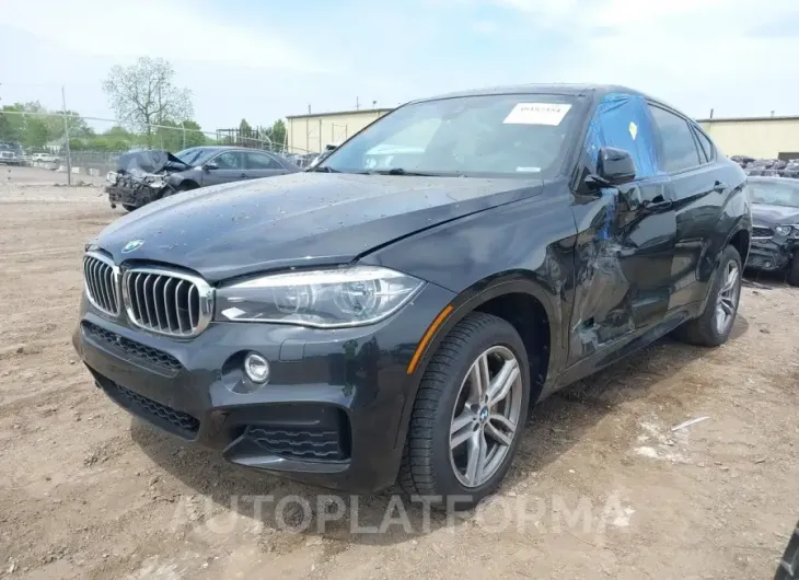 BMW X6 2017 vin 5UXKU6C30H0W38619 from auto auction Iaai