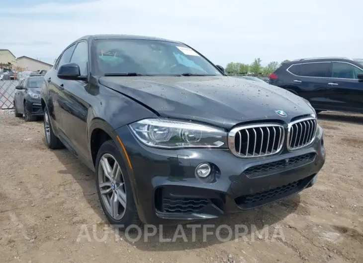 BMW X6 2017 vin 5UXKU6C30H0W38619 from auto auction Iaai