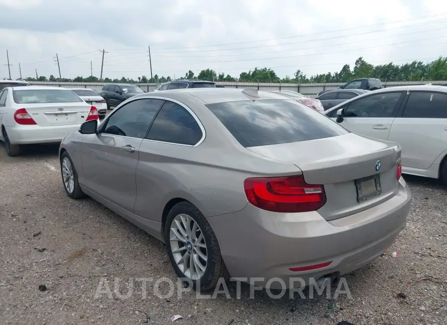 BMW 228I 2015 vin WBA1F5C57FV257513 from auto auction Iaai