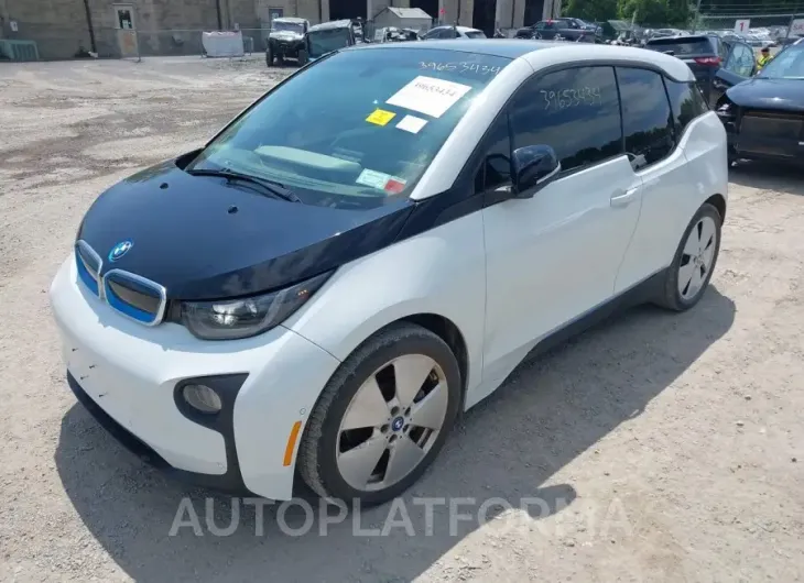 BMW I3 2015 vin WBY1Z4C5XFV278620 from auto auction Iaai