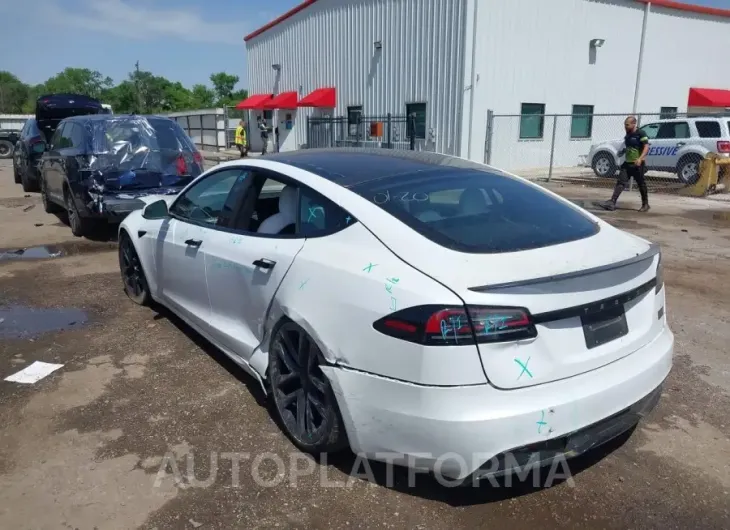 TESLA MODEL S 2023 vin 5YJSA1E63PF524604 from auto auction Iaai