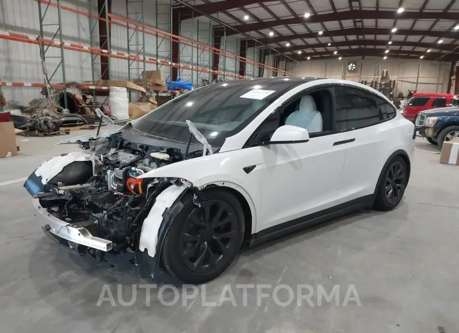 TESLA MODEL X 2023 vin 7SAXCAE50PF393058 from auto auction Iaai