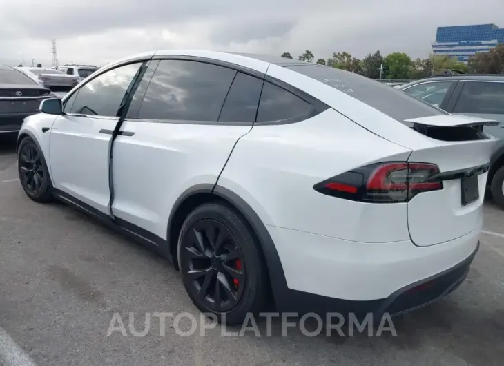 TESLA MODEL X 2023 vin 7SAXCBE66PF402490 from auto auction Iaai