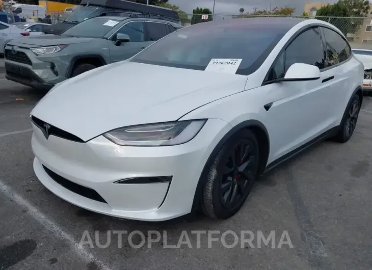 TESLA MODEL X 2023 vin 7SAXCBE66PF402490 from auto auction Iaai