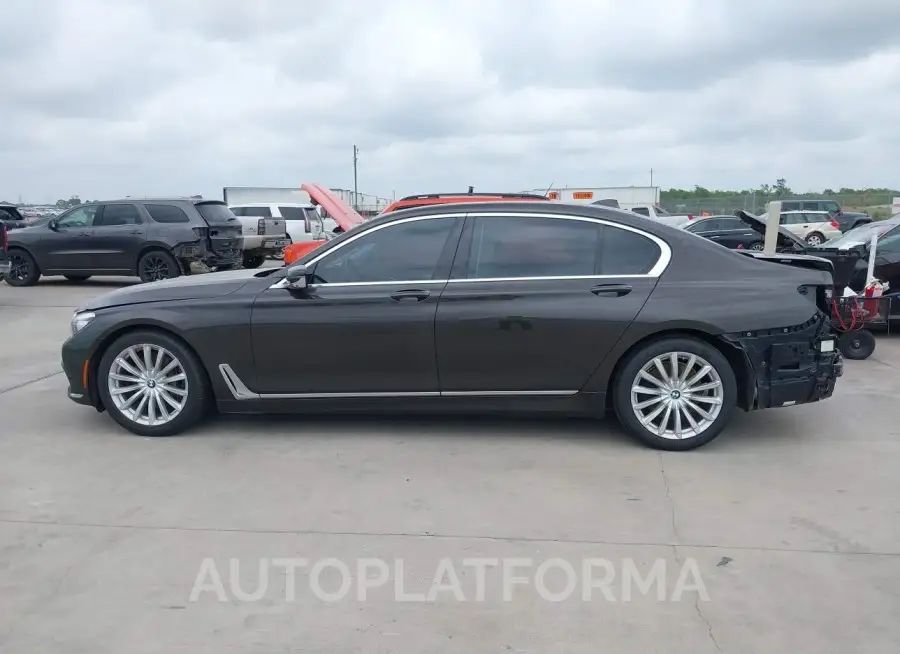 BMW 740I 2016 vin WBA7E2C51GG546811 from auto auction Iaai