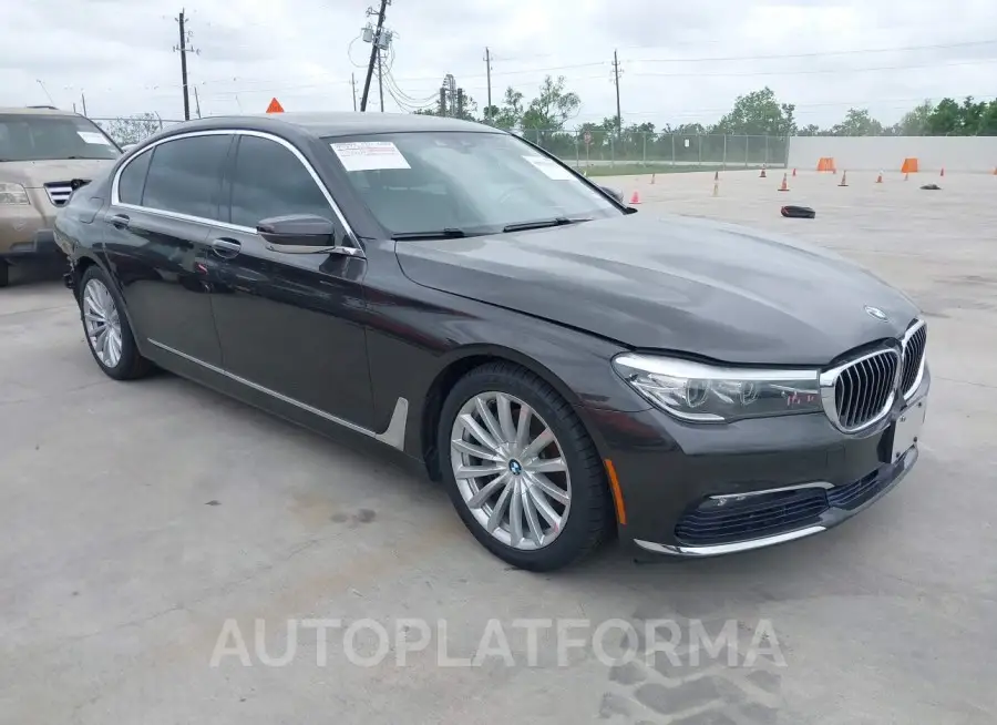 BMW 740I 2016 vin WBA7E2C51GG546811 from auto auction Iaai