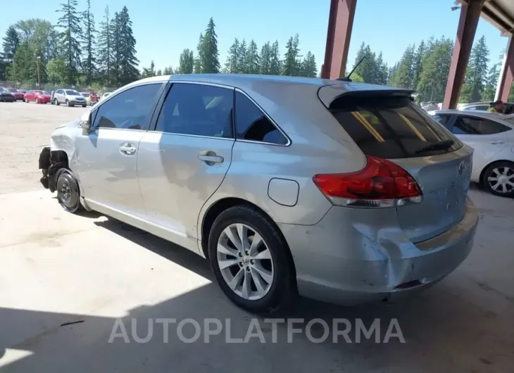 TOYOTA VENZA 2015 vin 4T3BA3BB6FU072234 from auto auction Iaai