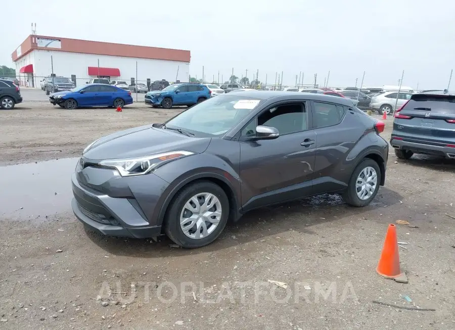 TOYOTA C-HR 2019 vin JTNKHMBX1K1044617 from auto auction Iaai