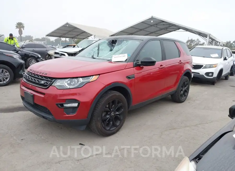 LAND ROVER DISCOVERY SPORT 2016 vin SALCR2BG5GH549187 from auto auction Iaai