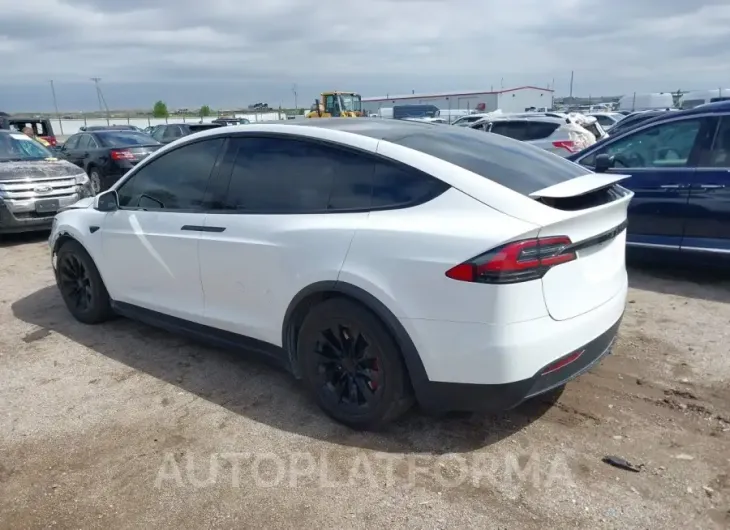 TESLA MODEL X 2017 vin 5YJXCBE25HF049512 from auto auction Iaai