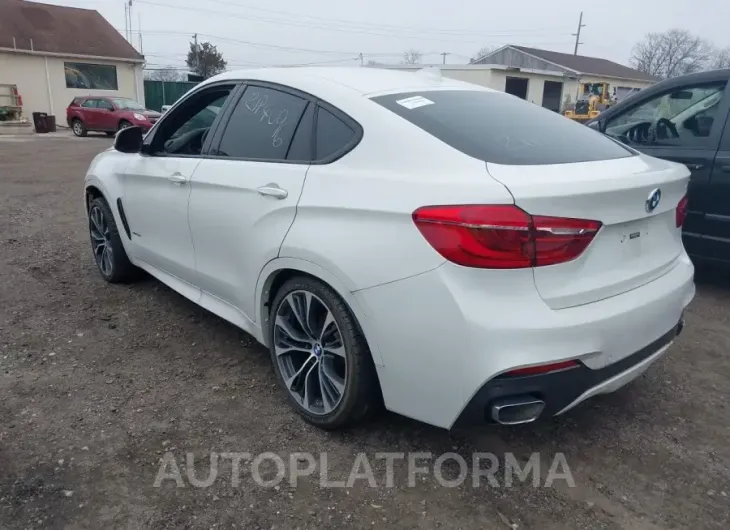 BMW X6 2019 vin 5UXKU6C5XKLP60508 from auto auction Iaai