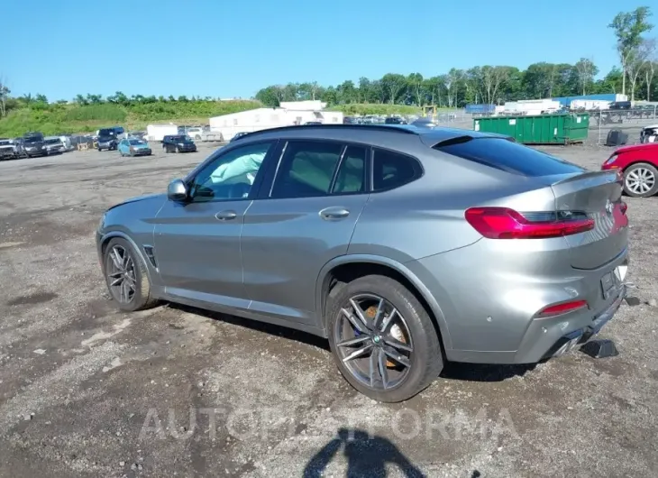 BMW X4 M 2020 vin 5YMUJ0C05L9B16623 from auto auction Iaai