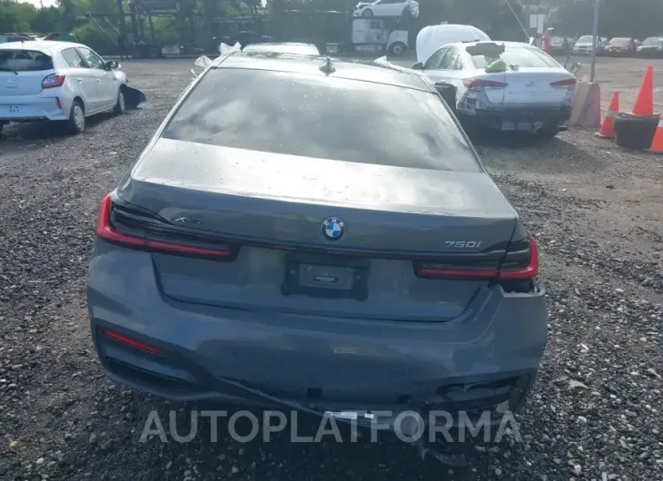 BMW 750I 2021 vin WBA7U2C06MCE60939 from auto auction Iaai