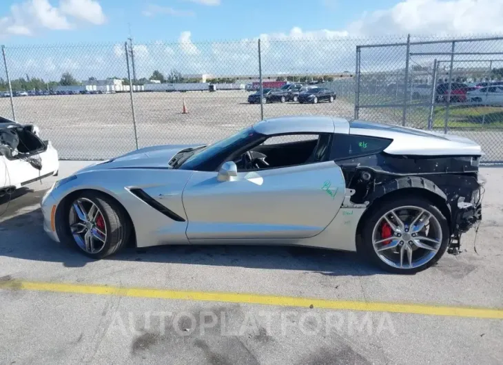 CHEVROLET CORVETTE 2019 vin 1G1YB2D72K5121434 from auto auction Iaai