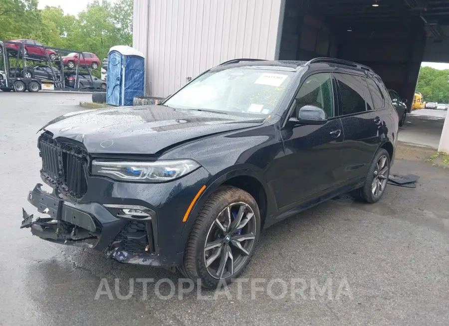 BMW X7 2021 vin 5UXCX6C06M9G13900 from auto auction Iaai