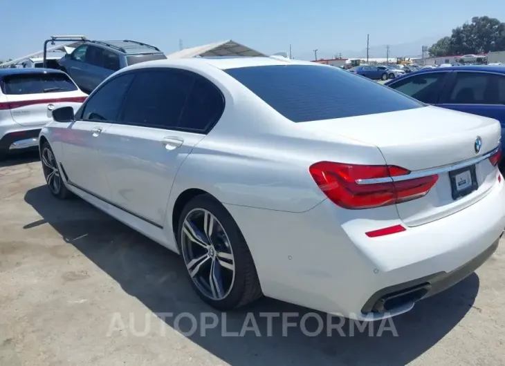 BMW 750I 2019 vin WBA7F0C5XKGM25771 from auto auction Iaai