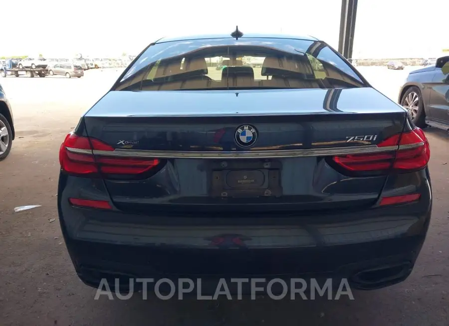 BMW 750I 2016 vin WBA7F2C56GG415211 from auto auction Iaai