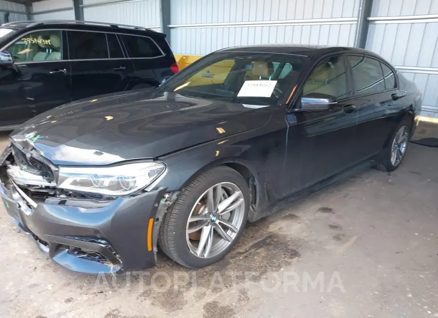 BMW 750I 2016 vin WBA7F2C56GG415211 from auto auction Iaai