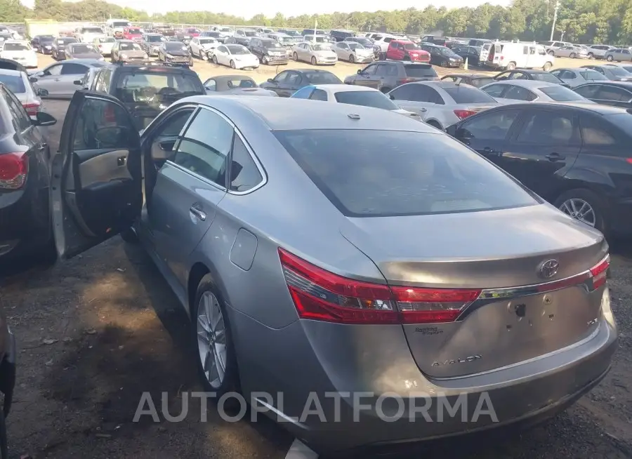 TOYOTA AVALON 2015 vin 4T1BK1EB0FU169841 from auto auction Iaai