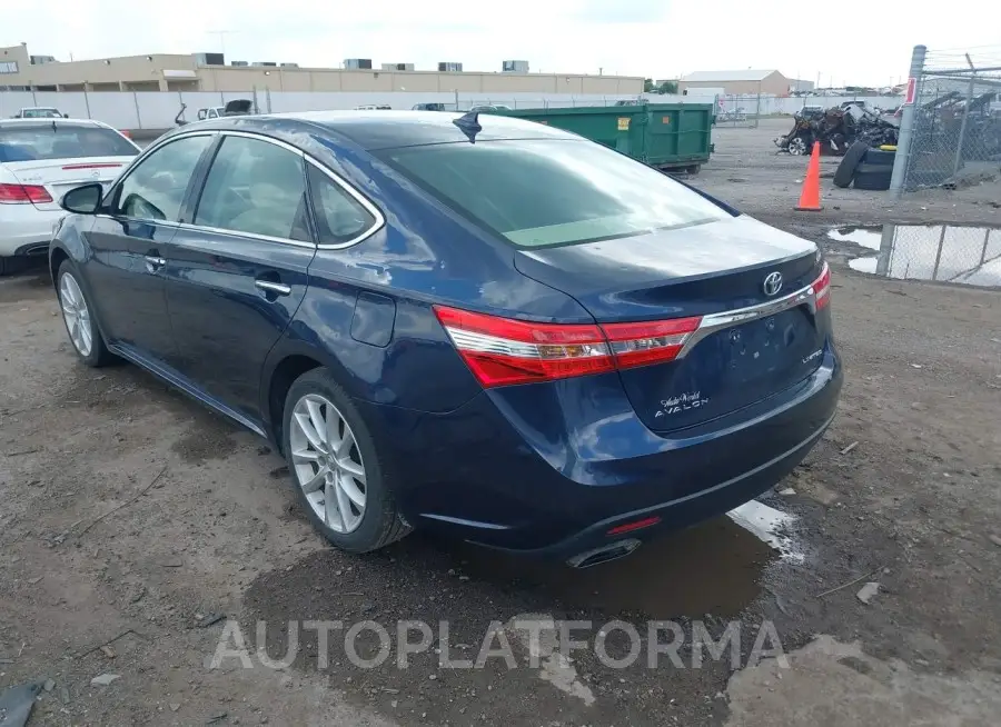 TOYOTA AVALON 2015 vin 4T1BK1EB6FU188765 from auto auction Iaai