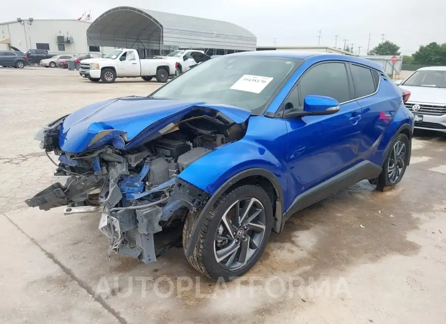 TOYOTA C-HR 2021 vin JTNKHMBX6M1113952 from auto auction Iaai