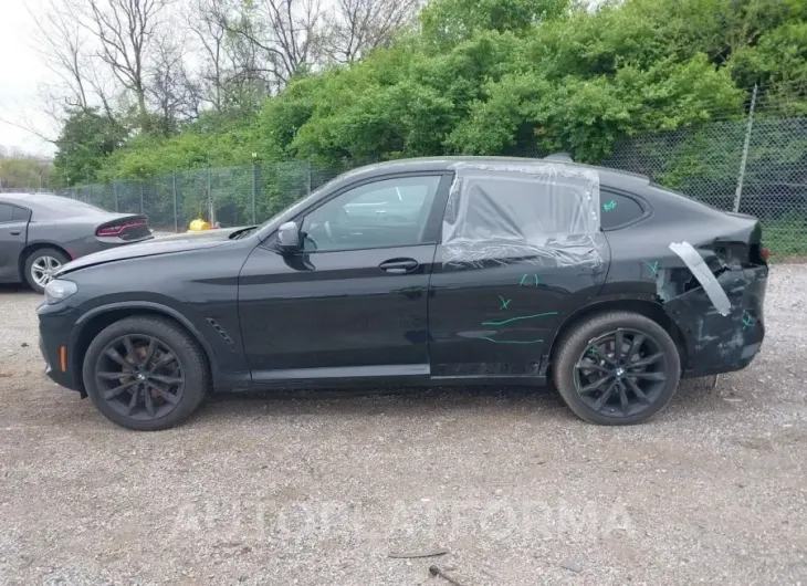 BMW X4 2024 vin 5UX33DT04R9T55283 from auto auction Iaai