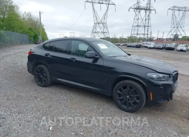 BMW X4 2024 vin 5UX33DT04R9T55283 from auto auction Iaai