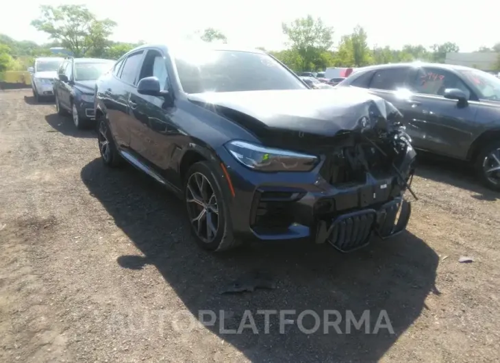 BMW X6 2022 vin 5UXCY8C07N9M36135 from auto auction Iaai