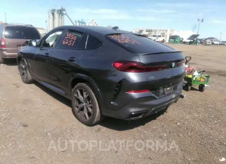 BMW X6 2022 vin 5UXCY8C07N9M36135 from auto auction Iaai