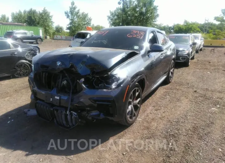 BMW X6 2022 vin 5UXCY8C07N9M36135 from auto auction Iaai